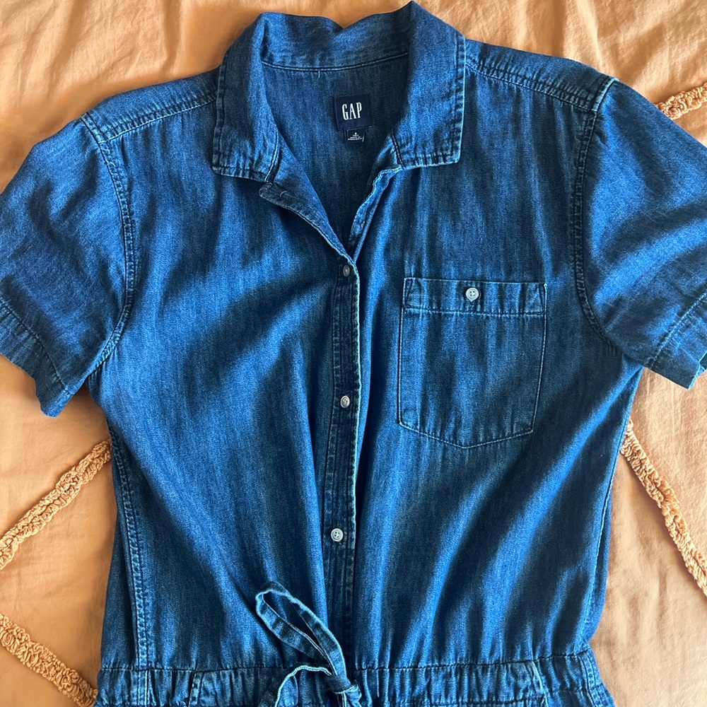 Gap denim jumpsuit - 6 Tall